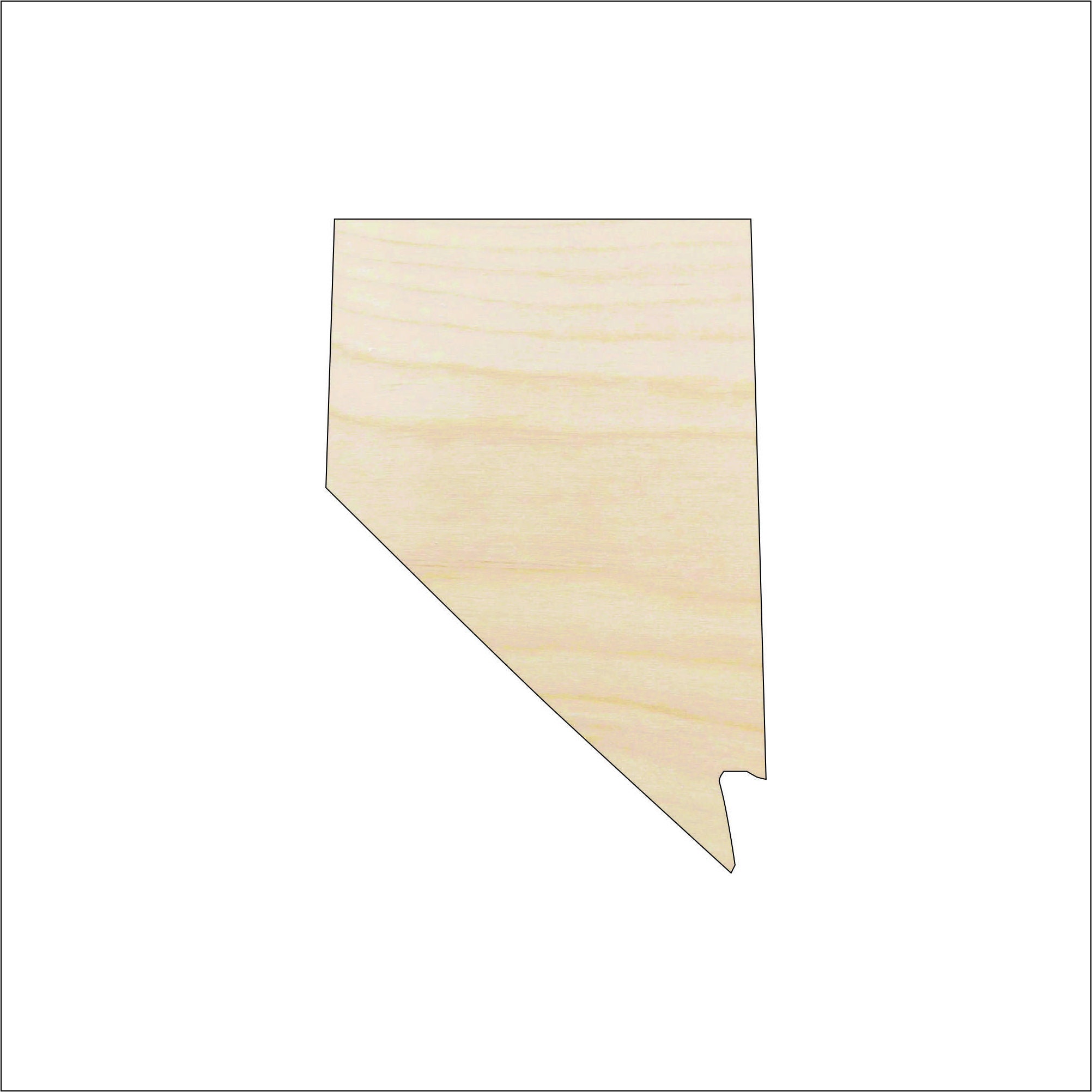 State Nevada - Laser Cut Out Unfinished Wood Craft Shape STAT76 State Nevada - Laser Cut Out Unfinished Wood Craft Shape STAT76