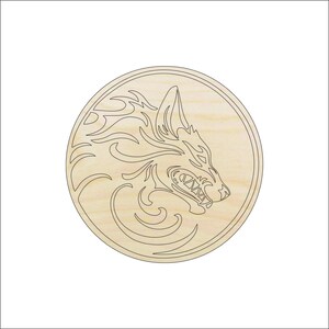 Wolf - Laser Cut Out Unfinished Wood Craft Shape ANML33 Wolf - Laser Cut Out Unfinished Wood Craft Shape ANML33