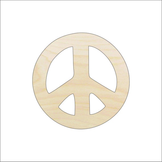 Sign Peace - Laser Cut Out Unfinished Wood Craft Shape SGN1 Sign Peace - Laser Cut Out Unfinished Wood Craft Shape SGN1
