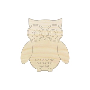Bird Owl - Laser Cut Out Unfinished Wood Craft Shape BRD14 Bird Owl - Laser Cut Out Unfinished Wood Craft Shape BRD14