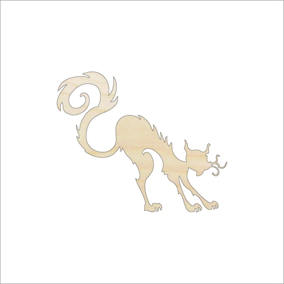 Cat - Laser Cut Out Unfinished Wood Craft Shape FAL139 Cat - Laser Cut Out Unfinished Wood Craft Shape FAL139