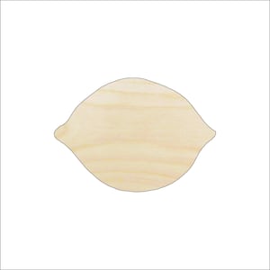 Food Lemon - Laser Cut Out Unfinished Wood Craft Shape FOD64 Food Lemon - Laser Cut Out Unfinished Wood Craft Shape FOD64
