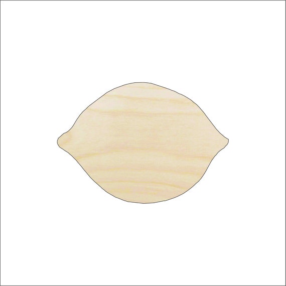Food Lemon - Laser Cut Out Unfinished Wood Craft Shape FOD64 Food Lemon - Laser Cut Out Unfinished Wood Craft Shape FOD64