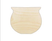 Container Cauldron - Laser Cut Out Unfinished Wood Craft Shape FAL176 Container Cauldron - Laser Cut Out Unfinished Wood Craft Shape FAL176