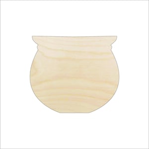 Container Cauldron - Laser Cut Out Unfinished Wood Craft Shape FAL176 Container Cauldron - Laser Cut Out Unfinished Wood Craft Shape FAL176