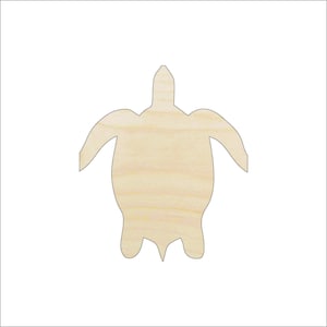 Sea Turtle - Laser Cut Out Unfinished Wood Craft Shape SEA55 Sea Turtle - Laser Cut Out Unfinished Wood Craft Shape SEA55