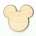 Mickey Mouse Laser Cut Unfinished Wood Shapes Variety of Sizes Craft Supply DIY DSY90