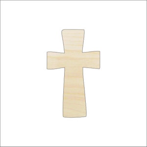 Wood Cross, Wooden Cross for Crafts, Religious Decor, Christian