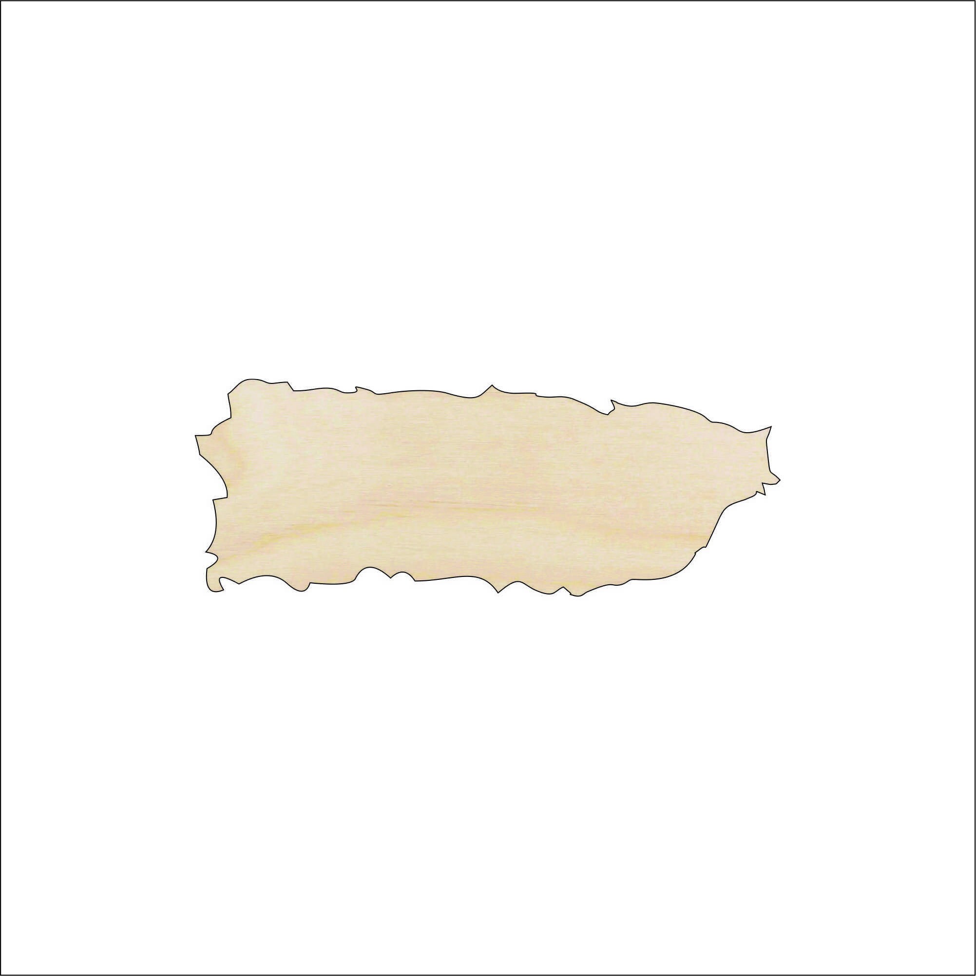 Country Puerto Rico - Laser Cut Out Unfinished Wood Craft Shape WLD10 Country Puerto Rico - Laser Cut Out Unfinished Wood Craft Shape WLD10