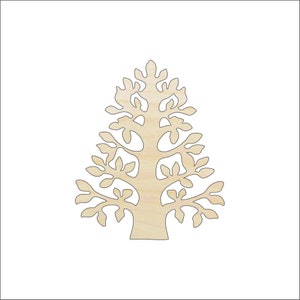 Tree - Laser Cut Out Unfinished Wood Craft Shape TRE53 Tree - Laser Cut Out Unfinished Wood Craft Shape TRE53