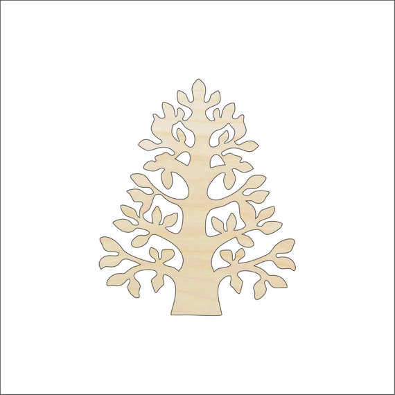 Tree - Laser Cut Out Unfinished Wood Craft Shape TRE53 Tree - Laser Cut Out Unfinished Wood Craft Shape TRE53