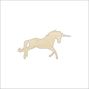 Unicorn - Laser Cut Out Unfinished Wood Craft Shape MYTH73 Unicorn - Laser Cut Out Unfinished Wood Craft Shape MYTH73