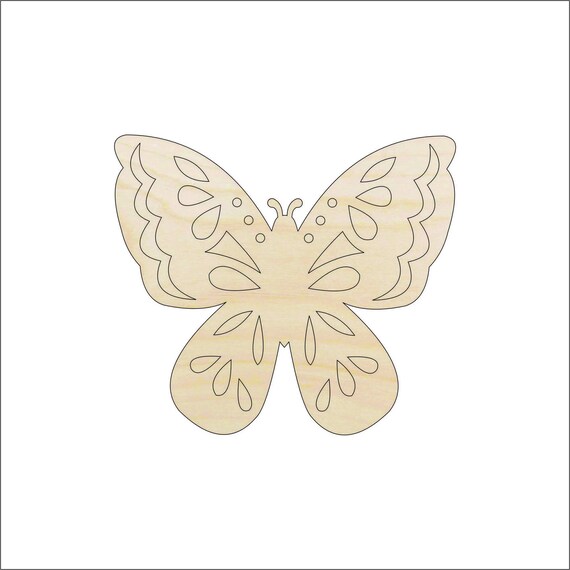 Butterfly - Laser Cut Out Unfinished Wood Craft Shape BUG84 Butterfly - Laser Cut Out Unfinished Wood Craft Shape BUG84