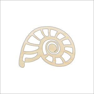Shell - Laser Cut Out Unfinished Wood Craft Shape SEA161 Shell - Laser Cut Out Unfinished Wood Craft Shape SEA161