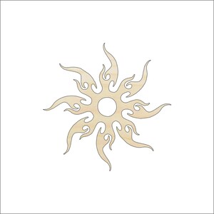Sun - Laser Cut Out Unfinished Wood Craft Shape SKY23 Sun - Laser Cut Out Unfinished Wood Craft Shape SKY23