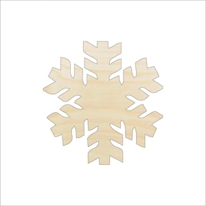 Schneeflocke - Holz Handwerk Form Laser Cut Out & Unfertige DIY Handwerk Versorgung SNW13