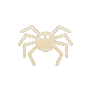 Spider - Laser Cut Out Unfinished Wood Craft Shape BUG82 Spider - Laser Cut Out Unfinished Wood Craft Shape BUG82