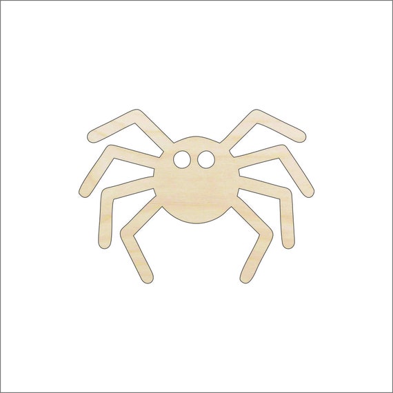 Spider - Laser Cut Out Unfinished Wood Craft Shape BUG82 Spider - Laser Cut Out Unfinished Wood Craft Shape BUG82