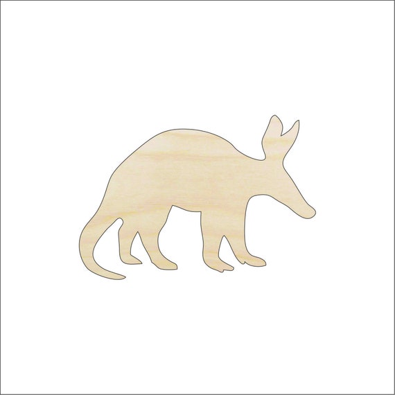 Aardvark Anteater - Laser Cut Out Unfinished Wood Craft Shape ANML39 Aardvark Anteater - Laser Cut Out Unfinished Wood Craft Shape ANML39