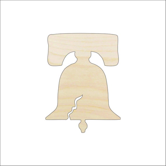USA Liberty Bell - Laser Cut Out Unfinished Wood Craft Shape 4TH14 USA Liberty Bell - Laser Cut Out Unfinished Wood Craft Shape 4TH14