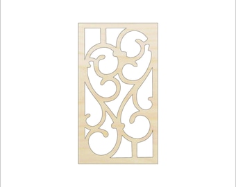 Window - Laser Cut Out Unfinished Wood Craft Shape BLD143 Window - Laser Cut Out Unfinished Wood Craft Shape BLD143
