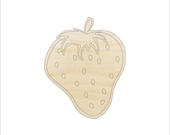 Food Strawberry - Laser Cut Out Unfinished Wood Craft Shape FOD54 Food Strawberry - Laser Cut Out Unfinished Wood Craft Shape FOD54