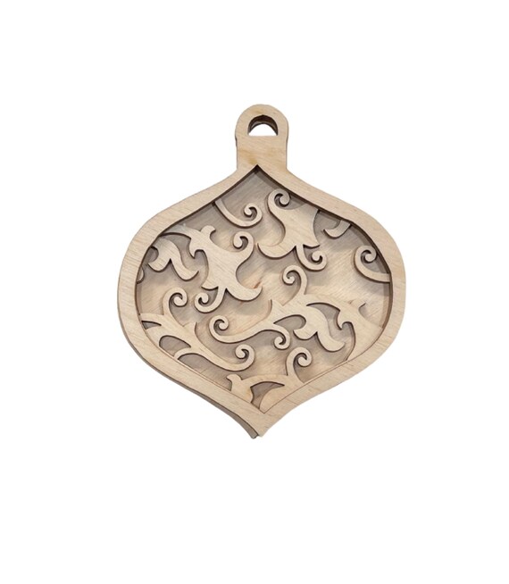 3D Ornament Nativity 3 Pieces Laser Cut Out Unfinished ORN22 3D Ornament Nativity 3 Pieces Laser Cut Out Unfinished ORN22