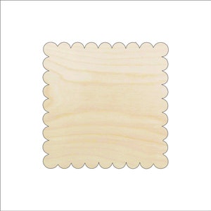 Plaque - Laser Cut Out Unfinished Wood Craft Shape BSC44 Plaque - Laser Cut Out Unfinished Wood Craft Shape BSC44