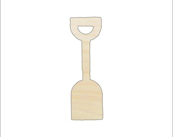 Beach Shovel - Laser Cut Out Unfinished Wood Craft Shape BCH3 Beach Shovel - Laser Cut Out Unfinished Wood Craft Shape BCH3