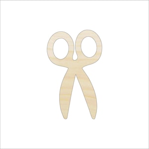 School Scissors - Laser Cut Out Unfinished Wood Craft Shape SCL18 School Scissors - Laser Cut Out Unfinished Wood Craft Shape SCL18