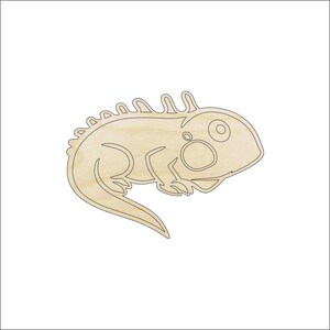 Lizard Iguana - Laser Cut Out Unfinished Wood Craft Shape REP16 Lizard Iguana - Laser Cut Out Unfinished Wood Craft Shape REP16