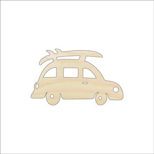 Car - Laser Cut Out Unfinished Wood Craft Shape CAR85 Car - Laser Cut Out Unfinished Wood Craft Shape CAR85