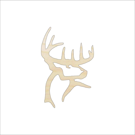 Deer - Laser Cut Out Unfinished Wood Craft Shape DER11 Deer - Laser Cut Out Unfinished Wood Craft Shape DER11
