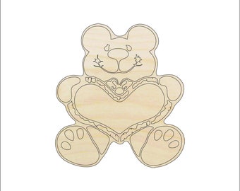Word Valentine - Laser Cut Out Unfinished Wood Craft Shape VAL18 Word Valentine - Laser Cut Out Unfinished Wood Craft Shape VAL18