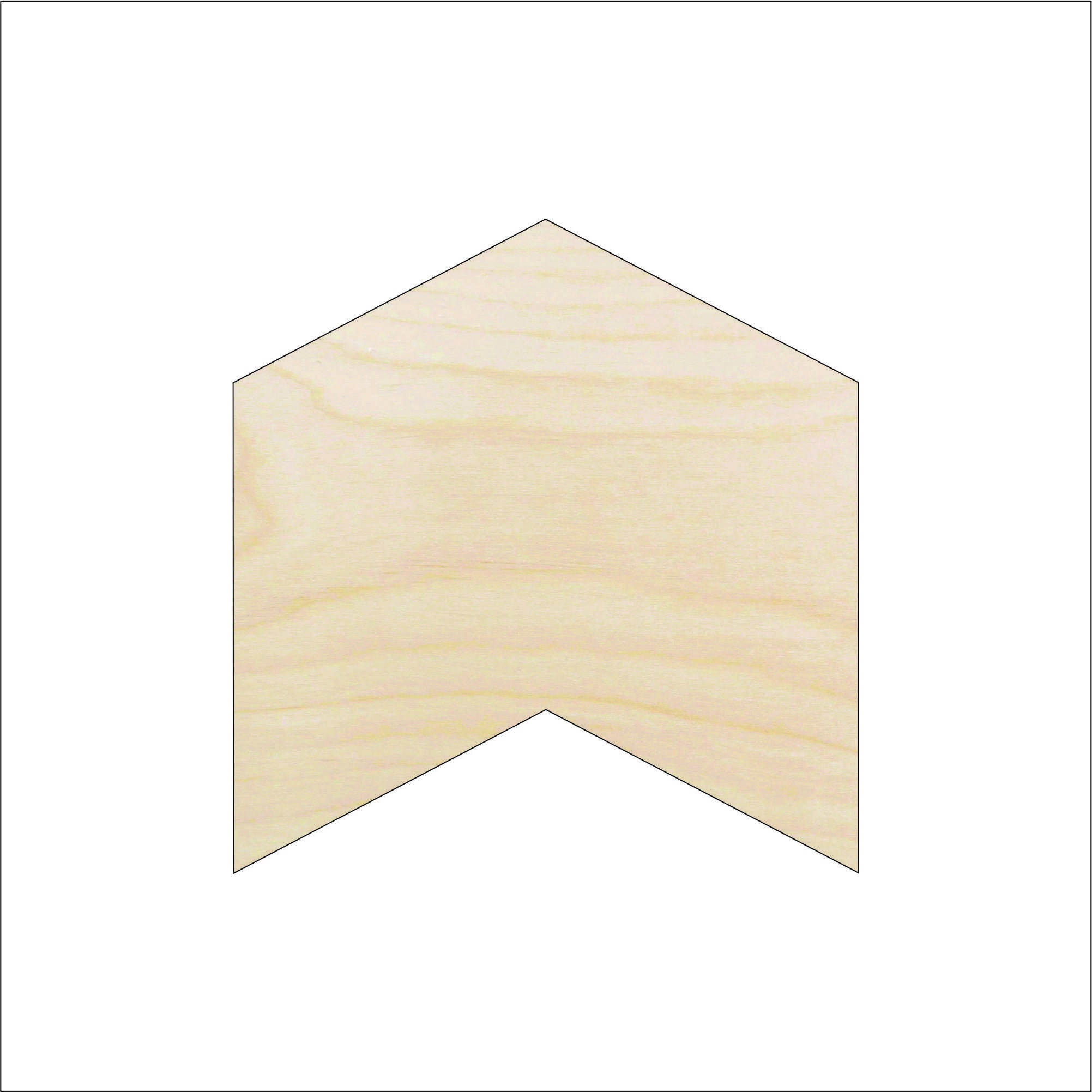 Badge - Laser Cut Out Unfinished Wood Craft Shape BDG18 Badge - Laser Cut Out Unfinished Wood Craft Shape BDG18