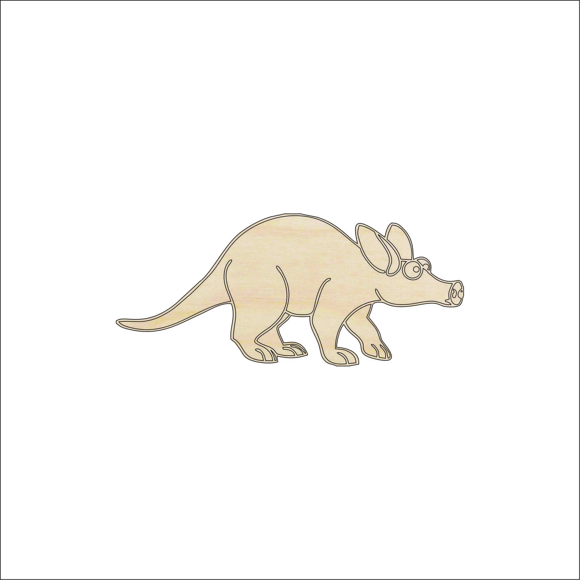 Aardvark Anteater - Laser Cut Out Unfinished Wood Craft Shape ANML40 Aardvark Anteater - Laser Cut Out Unfinished Wood Craft Shape ANML40