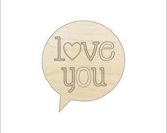 Word Love - Laser Cut Out Unfinished Wood Craft Shape VAL40 Word Love - Laser Cut Out Unfinished Wood Craft Shape VAL40