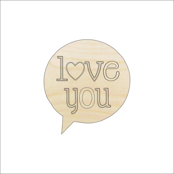Word Love - Laser Cut Out Unfinished Wood Craft Shape VAL40 Word Love - Laser Cut Out Unfinished Wood Craft Shape VAL40