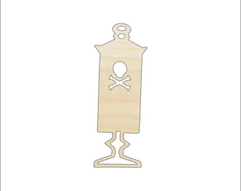 Container Jar - Laser Cut Out Unfinished Wood Craft Shape FAL51 Container Jar - Laser Cut Out Unfinished Wood Craft Shape FAL51