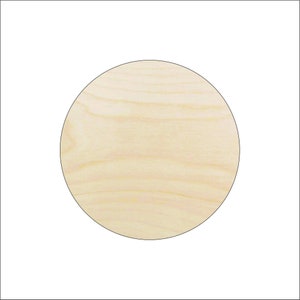Circle - Laser Cut Out Unfinished Wood Craft Shape BSC19 Circle - Laser Cut Out Unfinished Wood Craft Shape BSC19