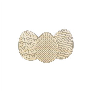 Easter Egg - Laser Cut Out Unfinished Wood Craft Shape ESR31 Easter Egg - Laser Cut Out Unfinished Wood Craft Shape ESR31