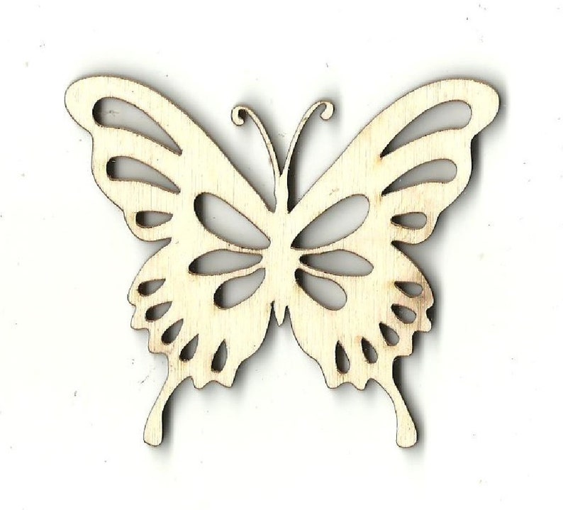 Butterfly Unfinished Laser Cut Out Wood Shape Craft Supply - Etsy