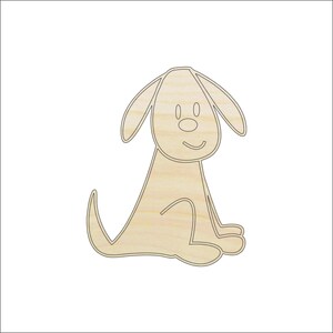 Dog - Laser Cut Out Unfinished Wood Craft Shape DOG56 Dog - Laser Cut Out Unfinished Wood Craft Shape DOG56