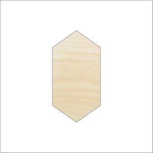 Diamond - Wood Craft Shape Laser Cut Out & Unfinished DIY Craft Supply  BSC7