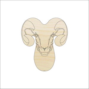 Sheep - Laser Cut Out Unfinished Wood Craft Shape SHP21 Sheep - Laser Cut Out Unfinished Wood Craft Shape SHP21