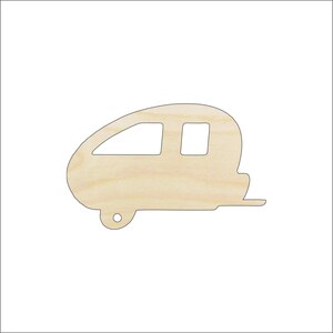 Car Camper - Laser Cut Out Unfinished Wood Craft Shape CAR80 Car Camper - Laser Cut Out Unfinished Wood Craft Shape CAR80