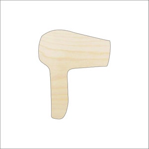 Beauty Hair Dryer - Laser Cut Out Unfinished Wood Craft Shape BTY1 Beauty Hair Dryer - Laser Cut Out Unfinished Wood Craft Shape BTY1