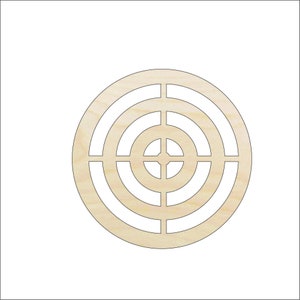 Sport Hunting Target - Laser Cut Out Unfinished Wood Craft Shape WPN11 Sport Hunting Target - Laser Cut Out Unfinished Wood Craft Shape WPN11