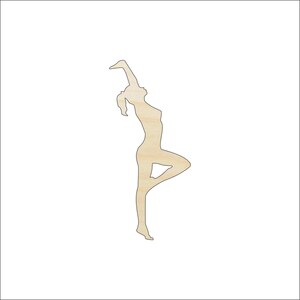 Sport Gymnastics - Laser Cut Out Unfinished Wood Craft Shape SPT13 Sport Gymnastics - Laser Cut Out Unfinished Wood Craft Shape SPT13