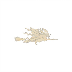 Witch - Laser Cut Out Unfinished Wood Craft Shape FAL2 Witch - Laser Cut Out Unfinished Wood Craft Shape FAL2
